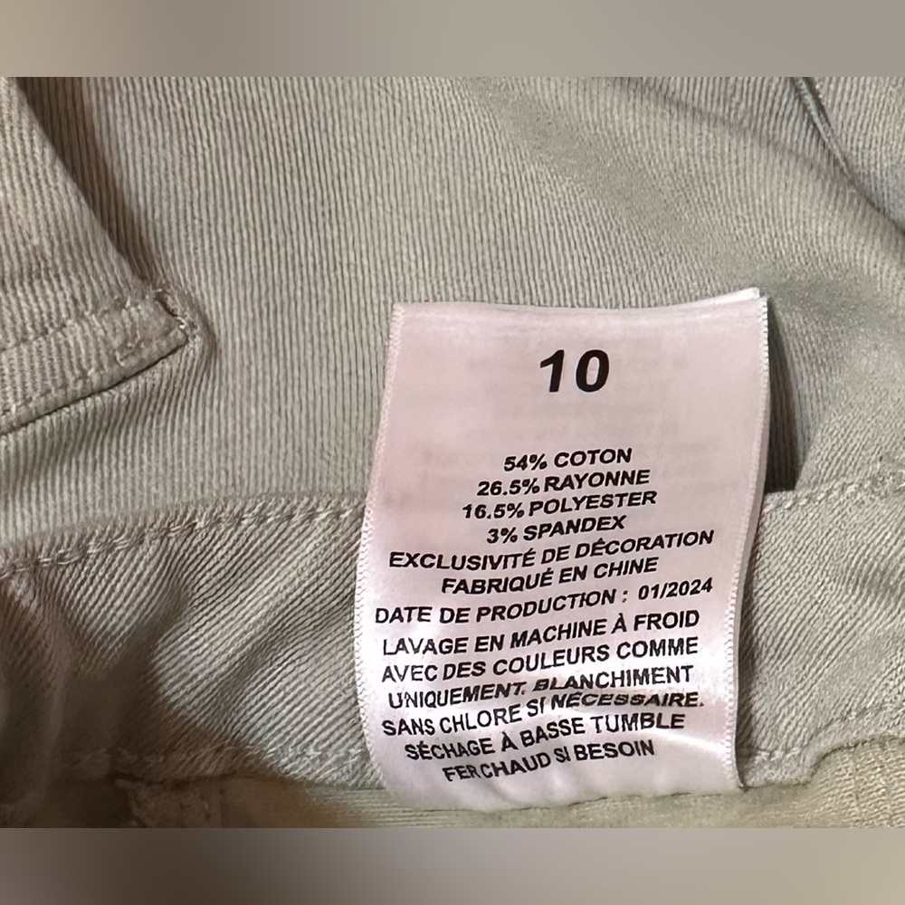 Bootcut Stretch Cargo Jeans (Size 10 Girls) - Picture 7 of 8
